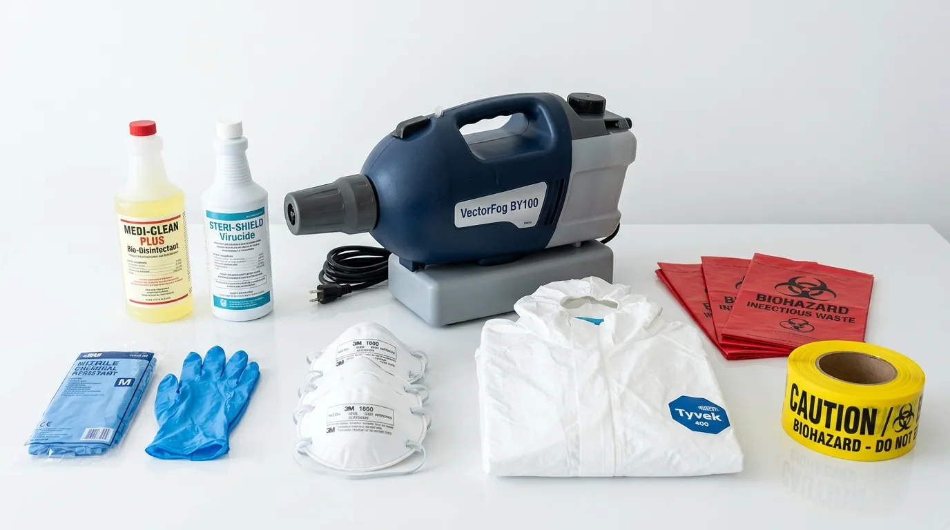 Professional biohazard remediation crew working in Eastchester